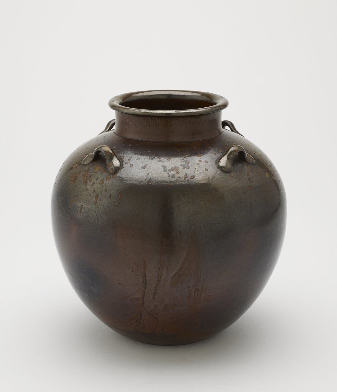 Förvaringsburk för teblad, Imbe, Okayama-prefekturen, Edo-perioden, 1700-1800-talet (keramik) av Japanese School
