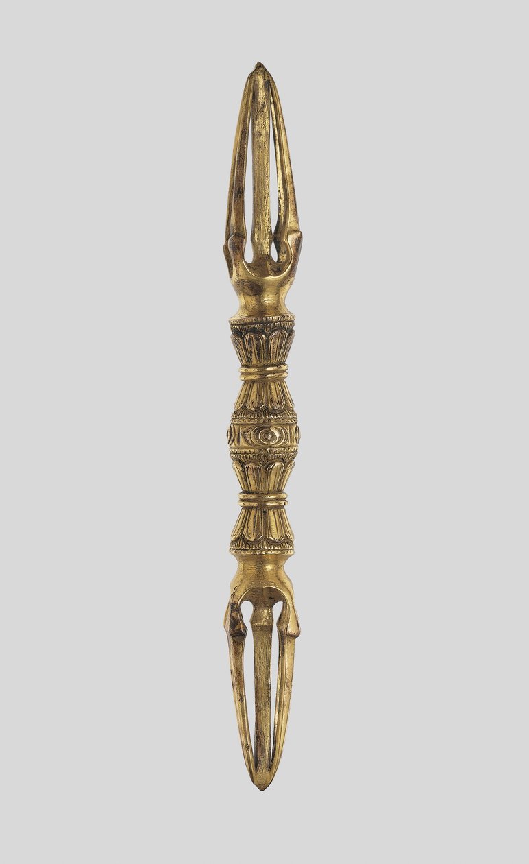 Vajra (förgyllt brons) av Japanese School