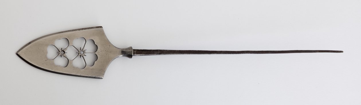 Yanone (pilspets) av platt typ (hirane) med genomborrad design av Cherry Blossoms (stål) av Japanese School