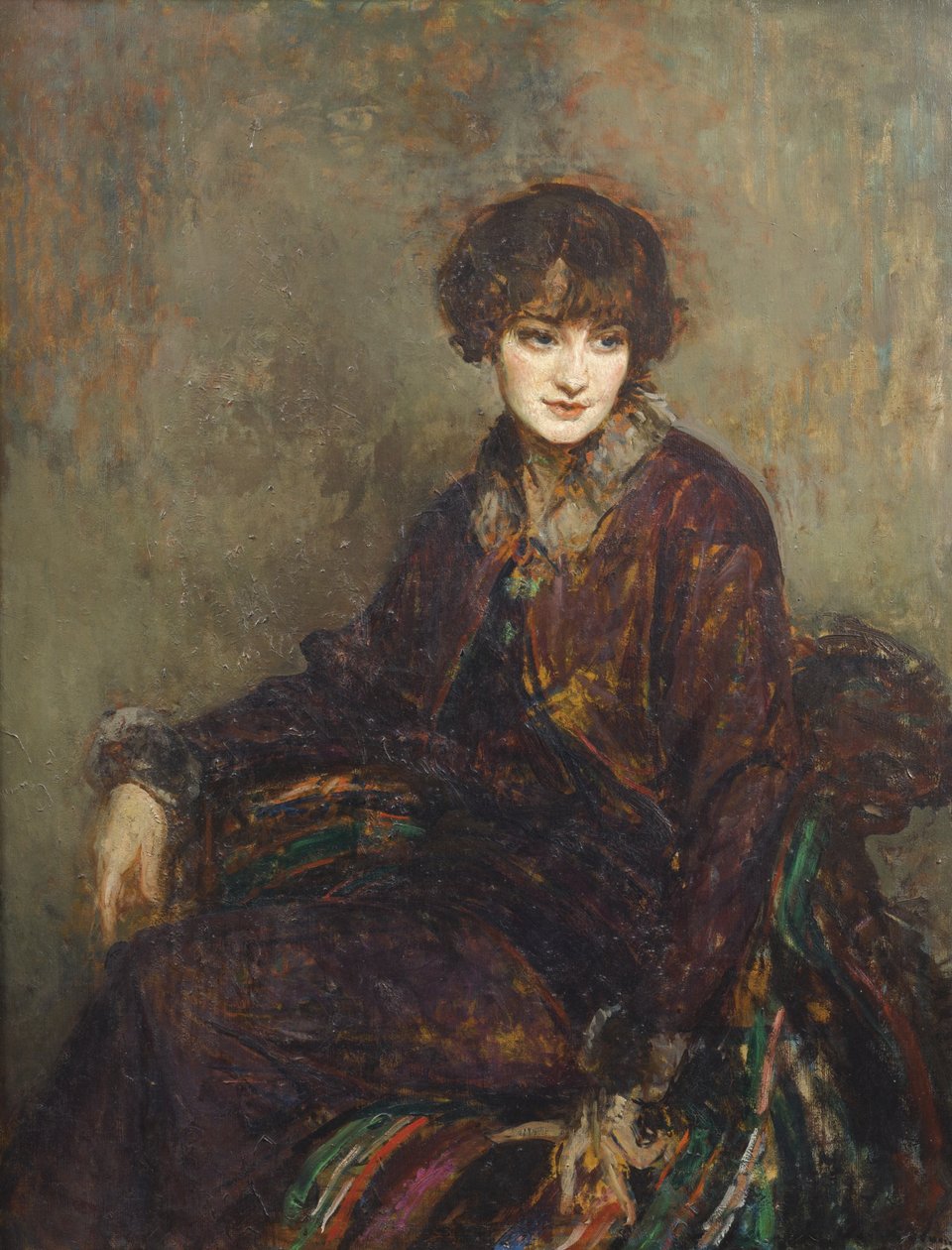 Porträtt av Daisy Fellowes, född Marguerite Decazes de Glücksbierg 1890-1962 av Jaques Èmile Blanche