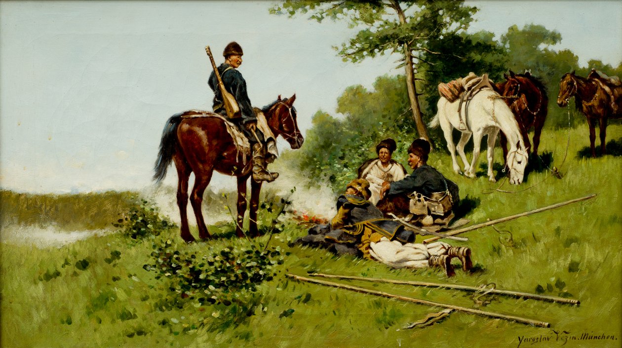 Kazakiska läger av Jaroslav Friedrich Julius Vesin