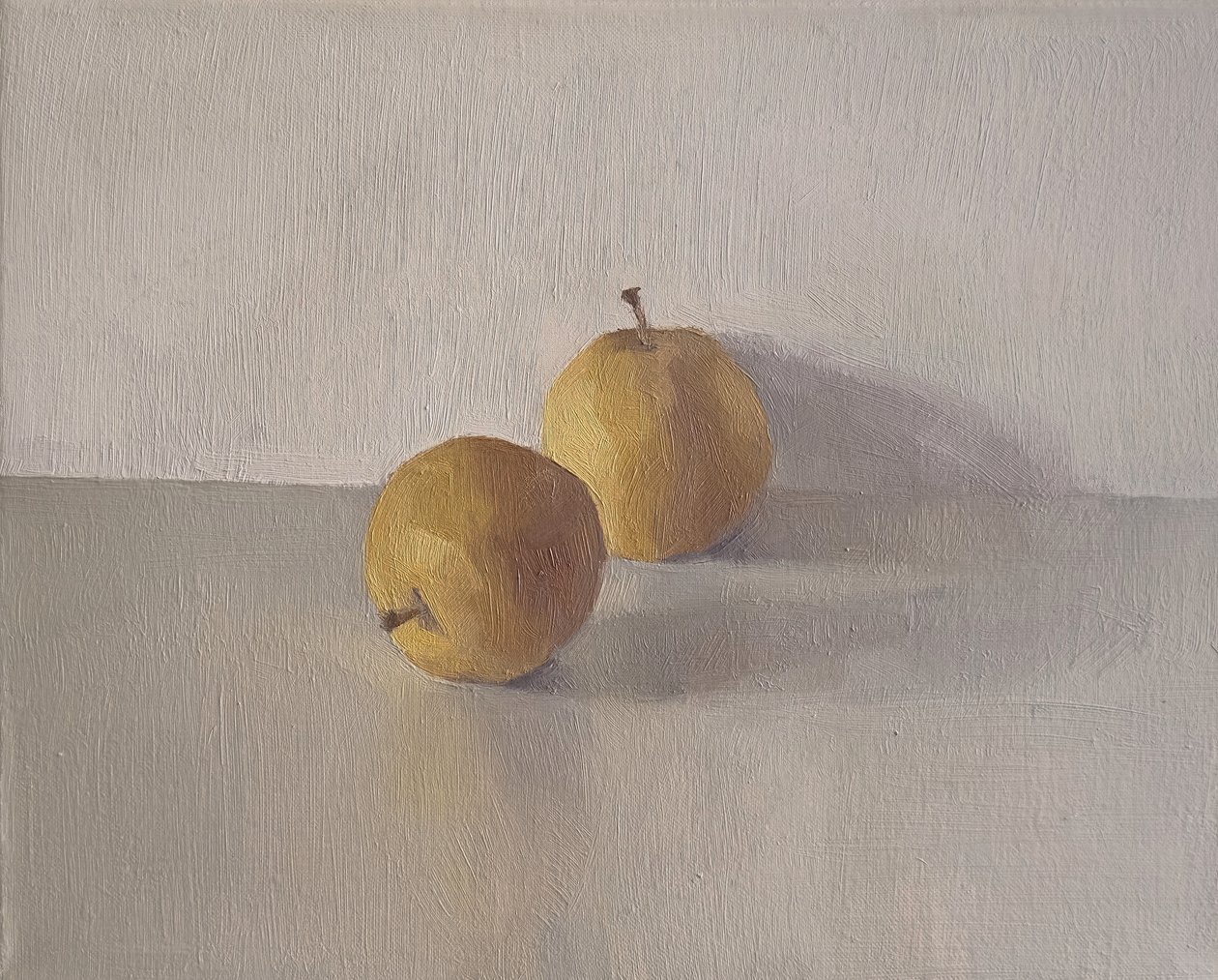 Kinesiska päron, 2004 (olja på duk) av Jason Line