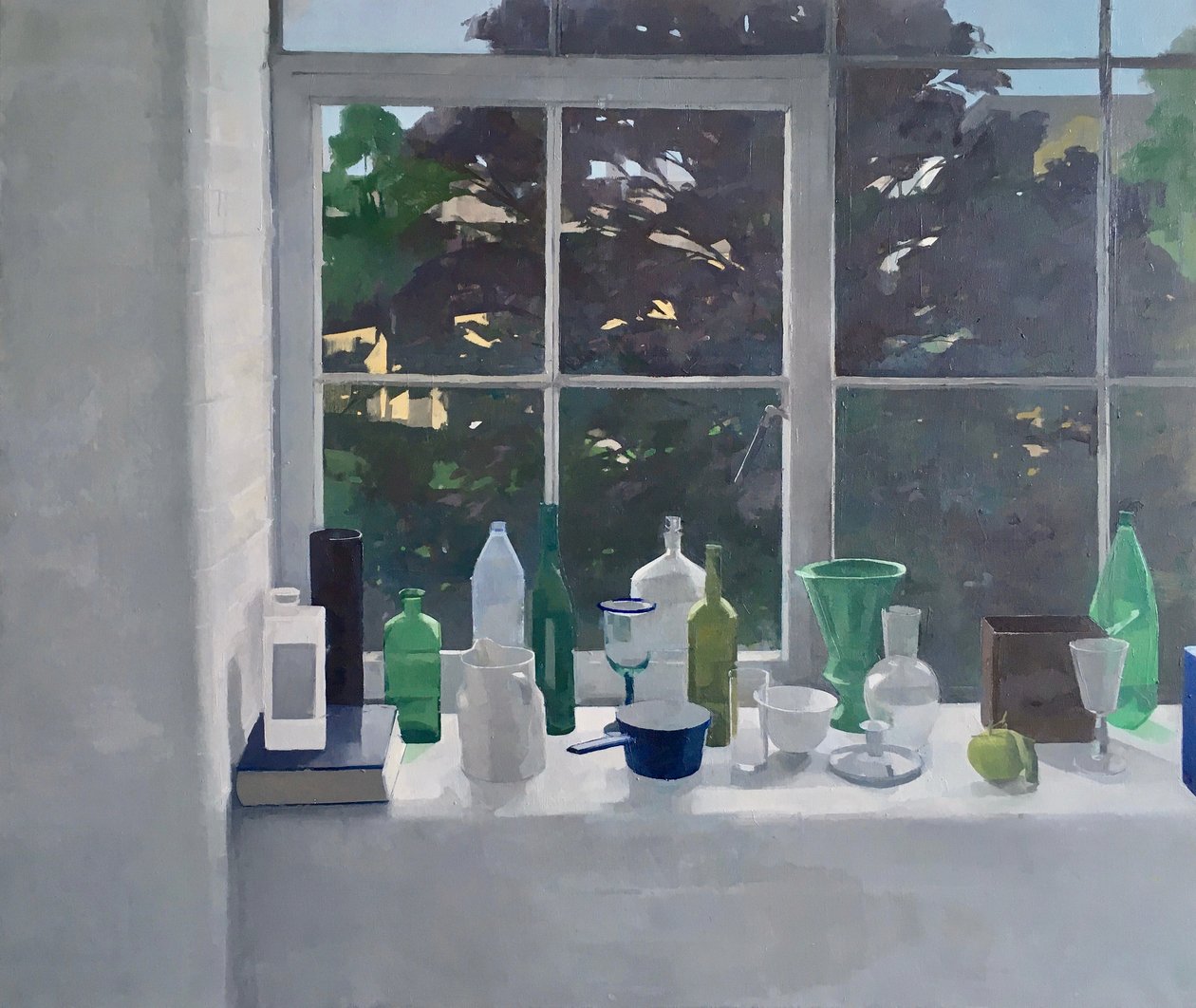 Summer Arrangement, 2020 (olja på duk) av Jason Line