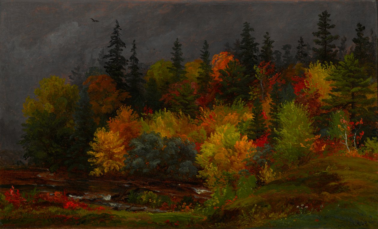 Höstens lövverk av Jasper Francis Cropsey