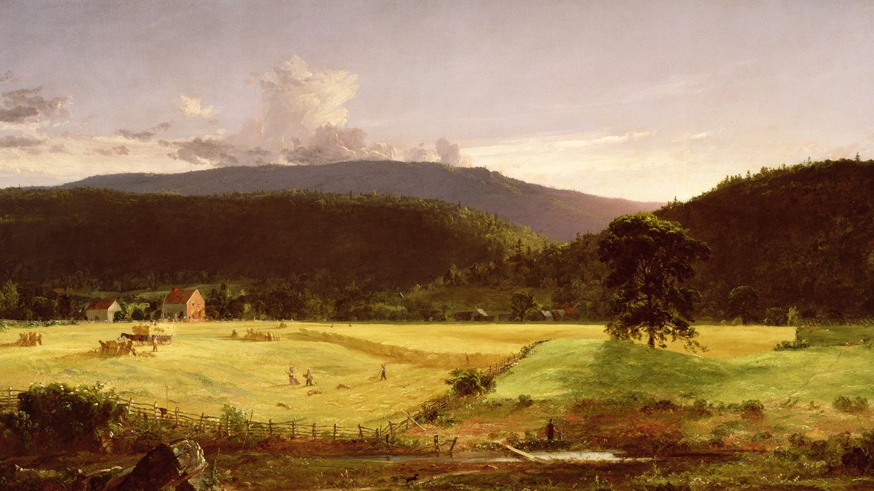 Bareford Mountains, West Milford, New Jersey, 1850 av Jasper Francis Cropsey