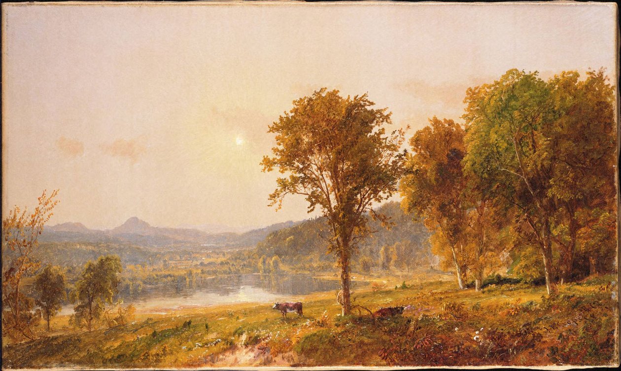 Brimstone- och Sugar Loaf-bergen sedda från Warwick av Jasper Francis Cropsey
