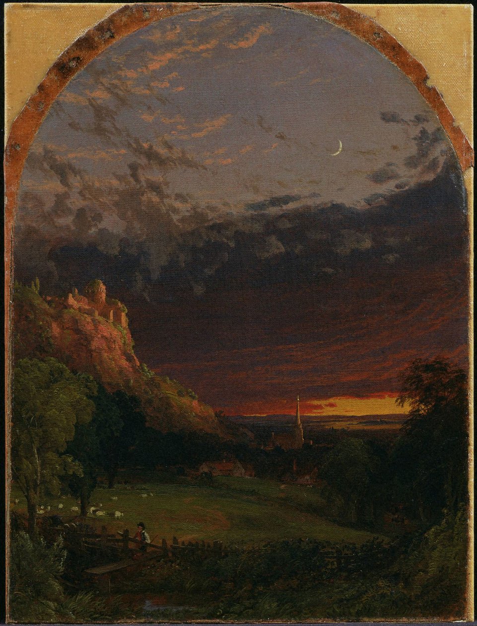 Kväll av Jasper Francis Cropsey