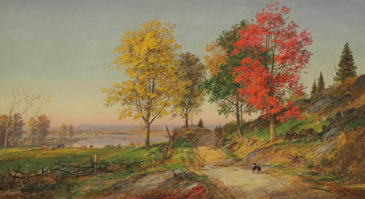 Greenwood Lake av Jasper Francis Cropsey