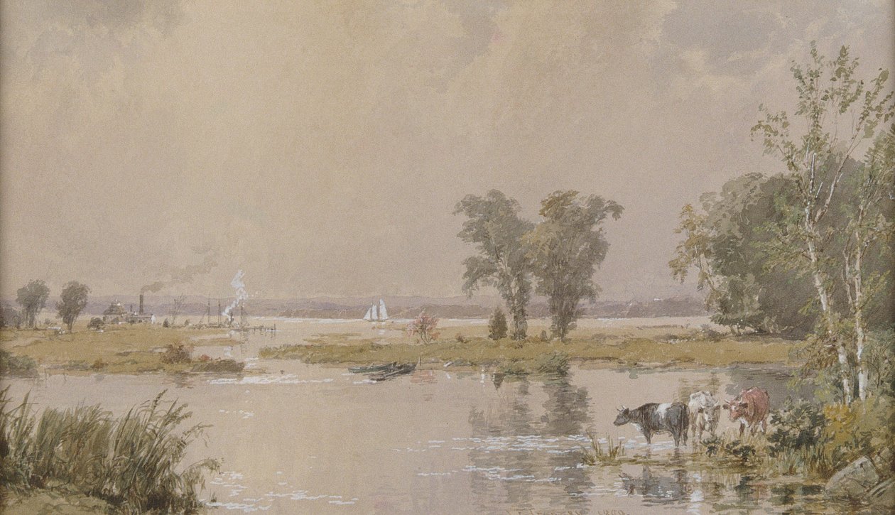 Hackensack Meadows av Jasper Francis Cropsey