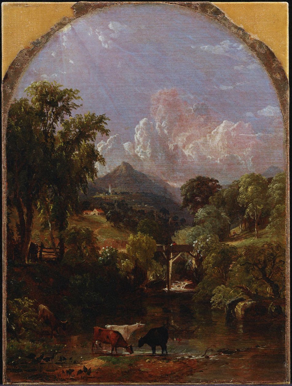 Morgon av Jasper Francis Cropsey