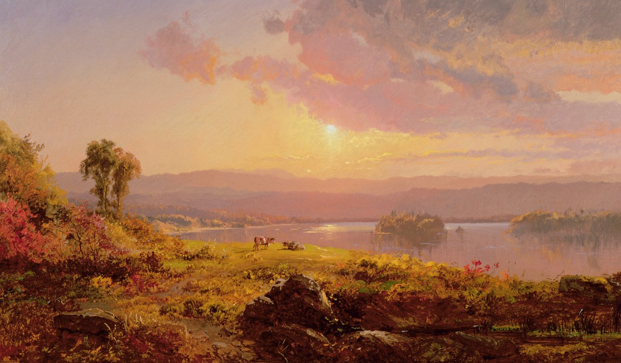 Susquehanna River, 1876 av Jasper Francis Cropsey