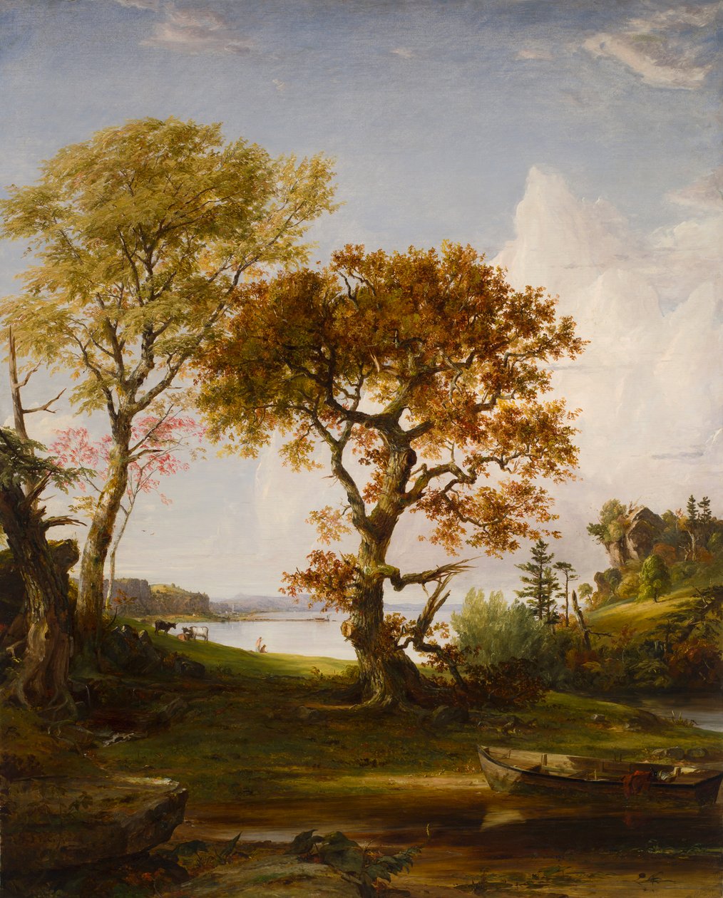Hudson vid Piermont av Jasper Francis Cropsey