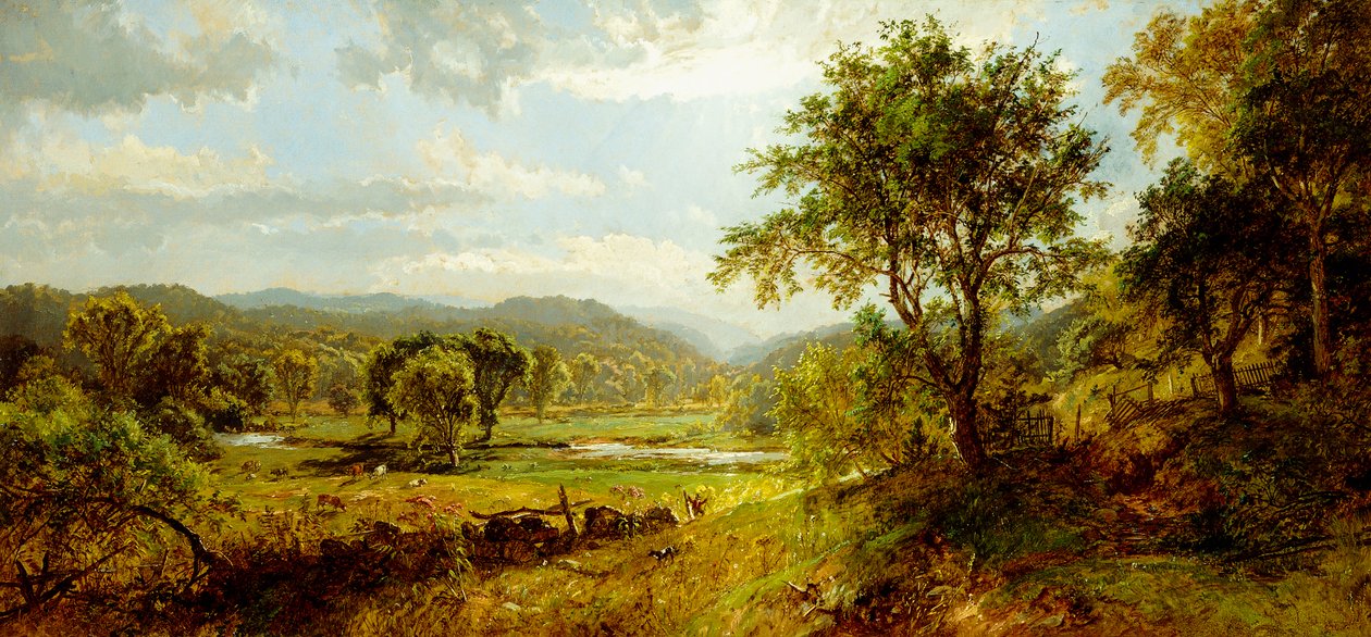 Saw Mill River, av Jasper Francis Cropsey