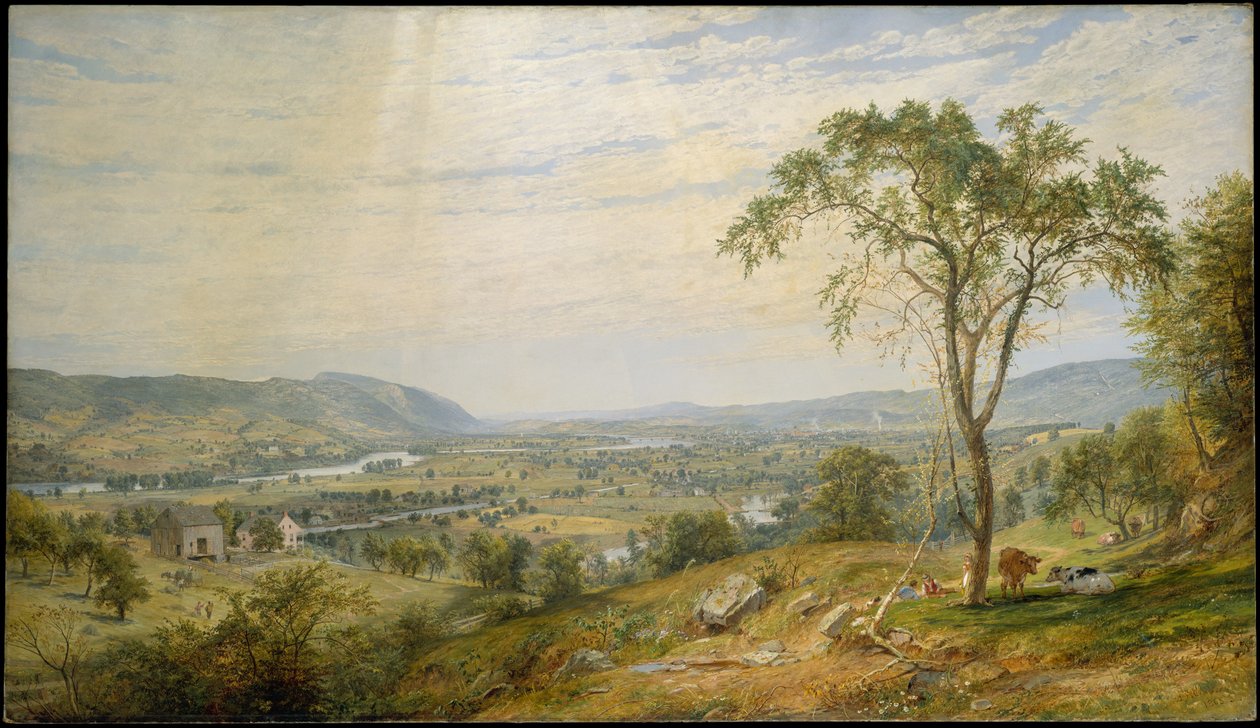 Wyomingdalen av Jasper Francis Cropsey