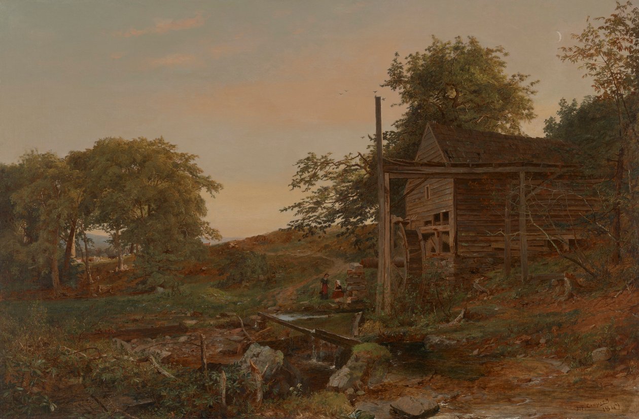 Vattenkvarnen av Jasper Francis Cropsey