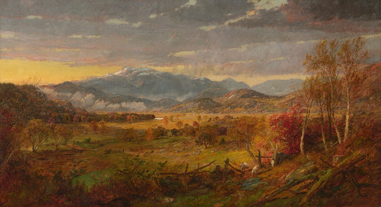 Utsikt över Mt. Washington av Jasper Francis Cropsey
