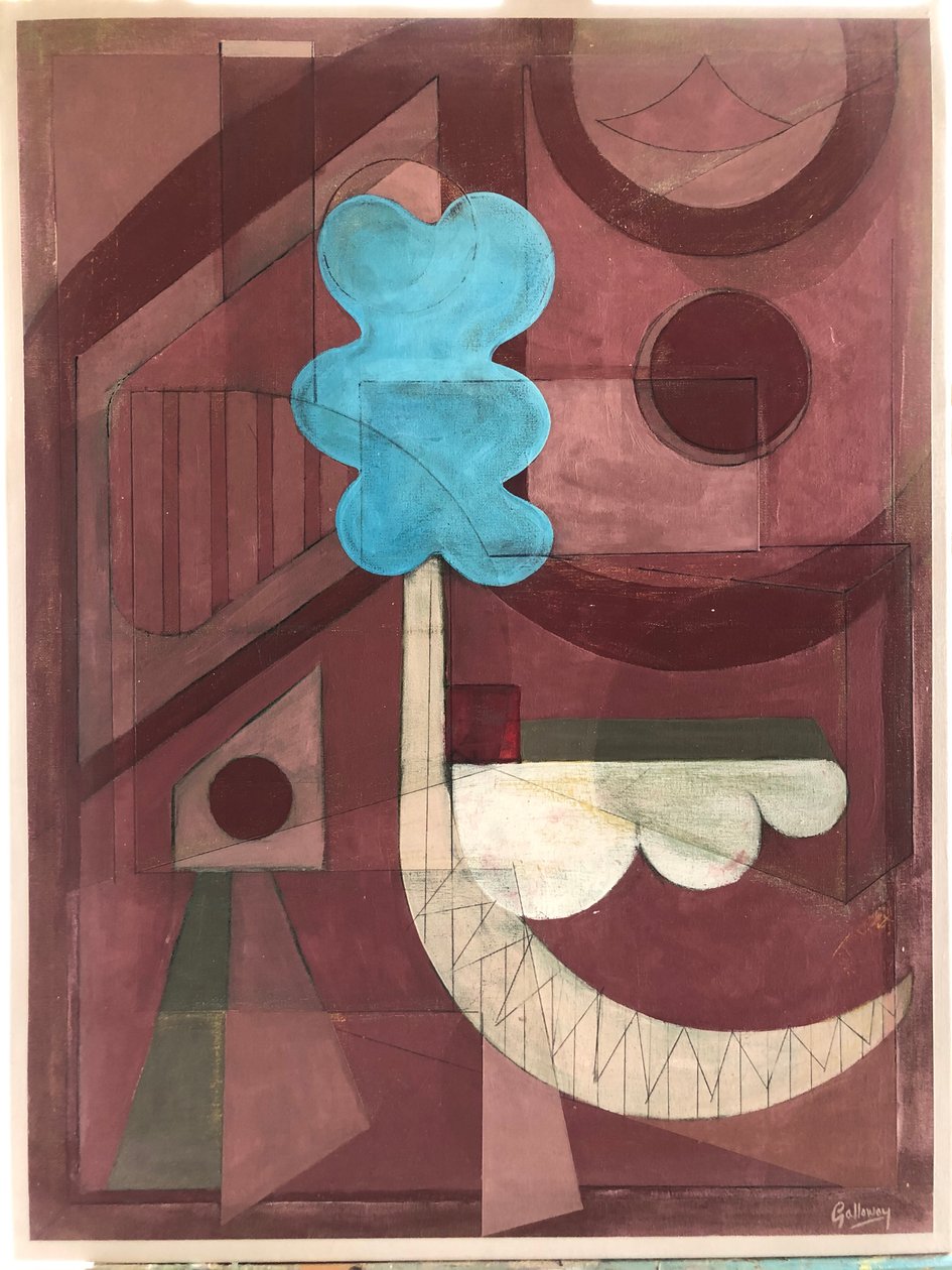 Abstrakt 1 (målning) av Jasper Galloway