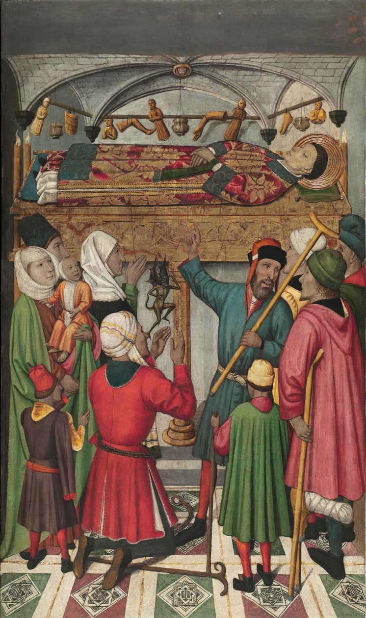 Postume Miracles av Saint Vincent av Jaume Huguet