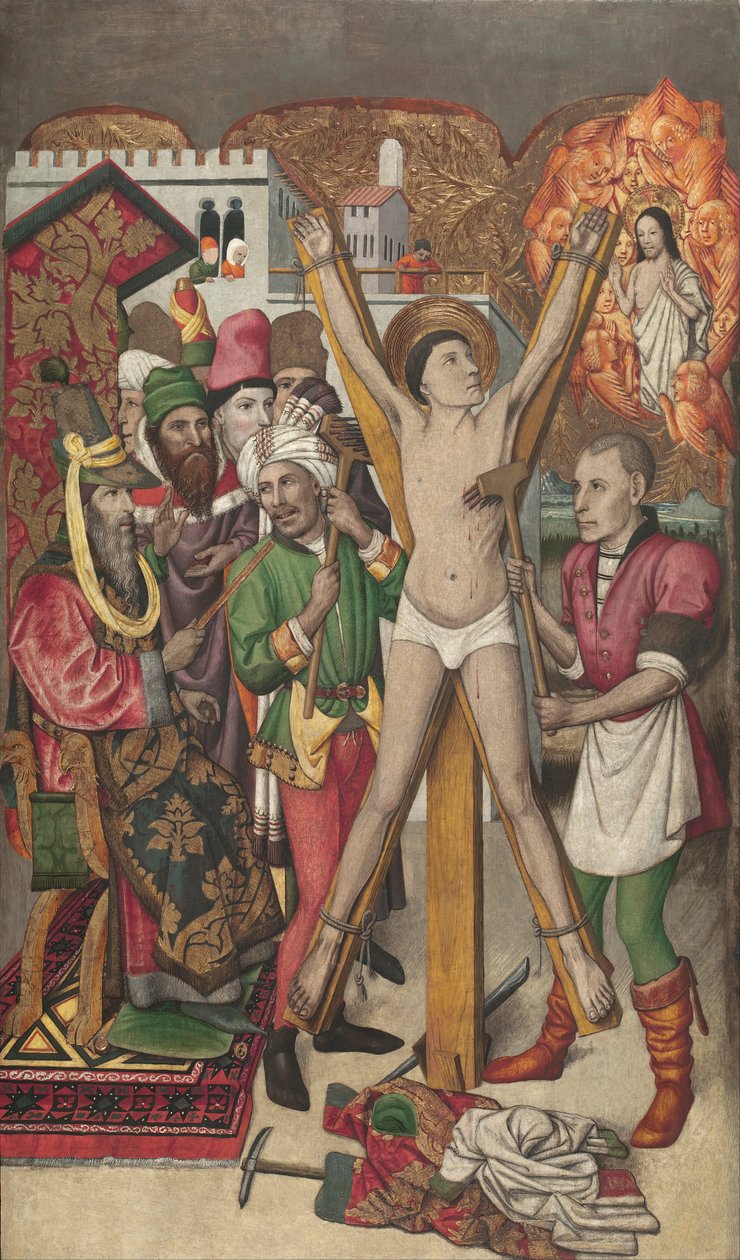 Saint Vincent på stället av Jaume Huguet