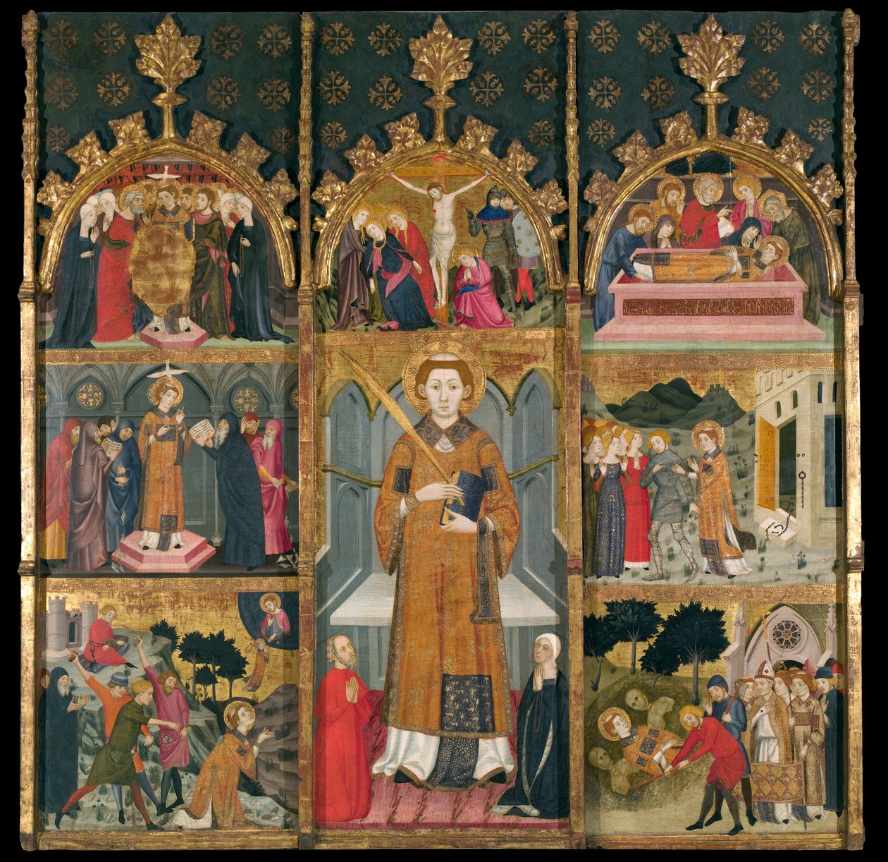 Altarpiece of Saint Stephen av Jaume Serra