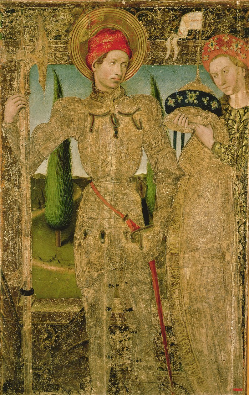St. George och prinsessan, 1448 av Jaume Huguet
