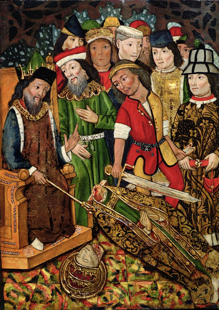 Halshuggningen av St. Fabian av Jaume Huguet