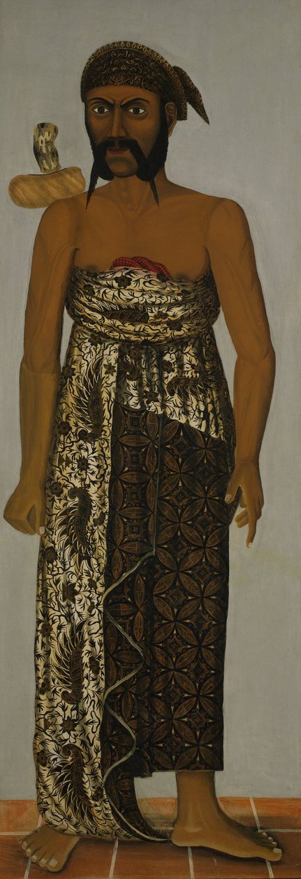 Javanesisk hovtjänsteman, c.1820-70 av Javanese School