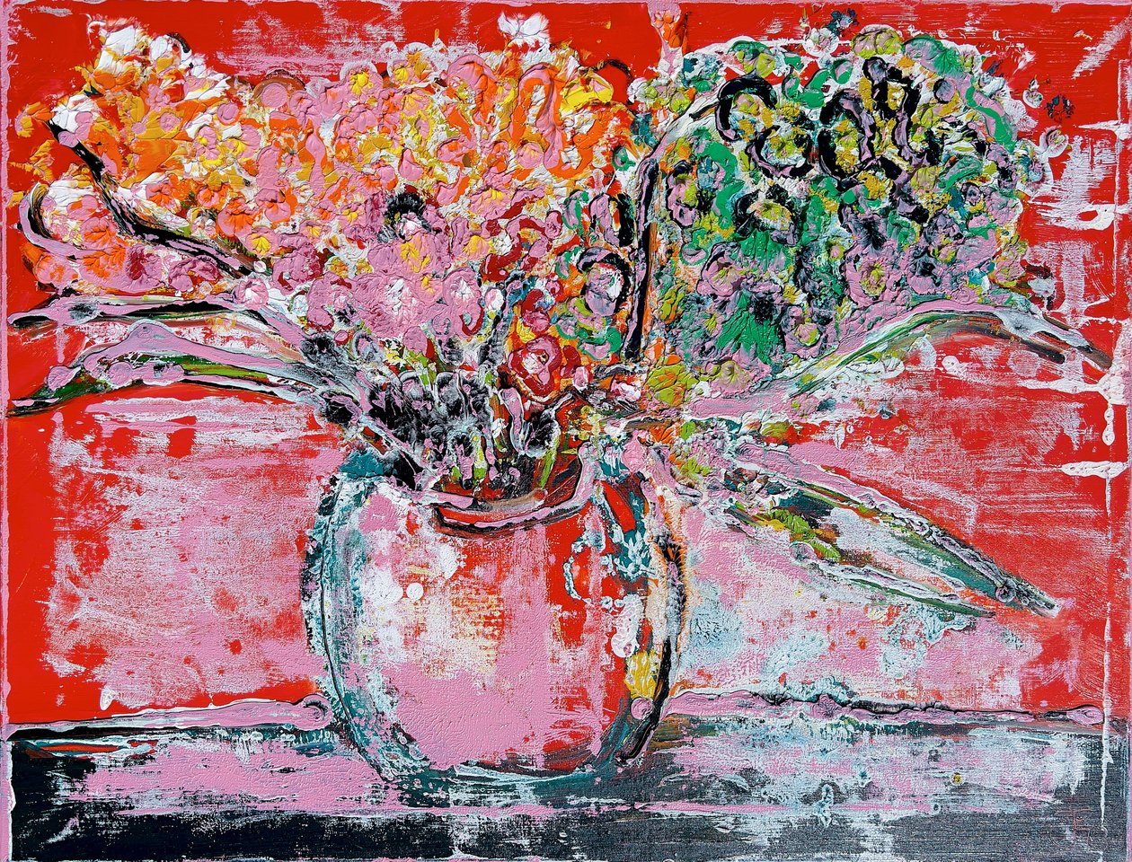 Fleur De Sels No. 23 As Layered As An Onion, 2022 (olja på duk) av Jay Batlle