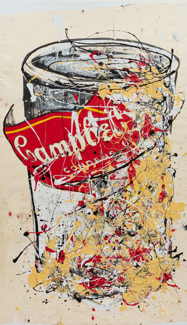 Number One, 2019 (husfärg och tusch på duk) av Jay Batlle