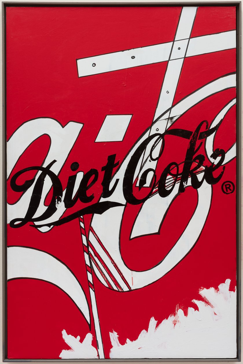 Soft Drinks, 2019 (husfärg och tusch på duk) av Jay Batlle