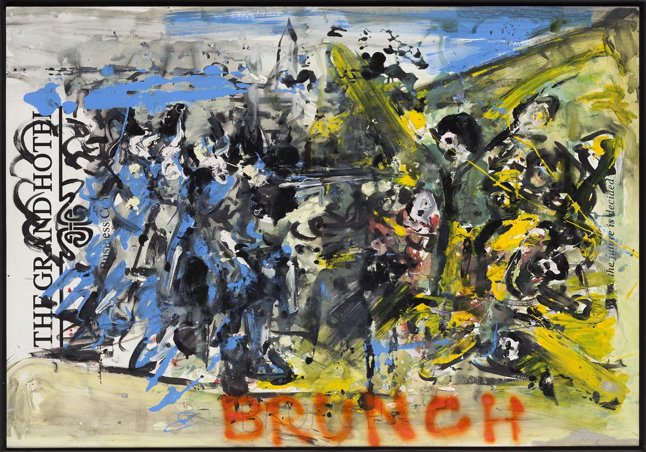 The Execution Of History, 2010 (blandteknik på akvarellpapper monterat på panel med recept på baksidan) av Jay Batlle