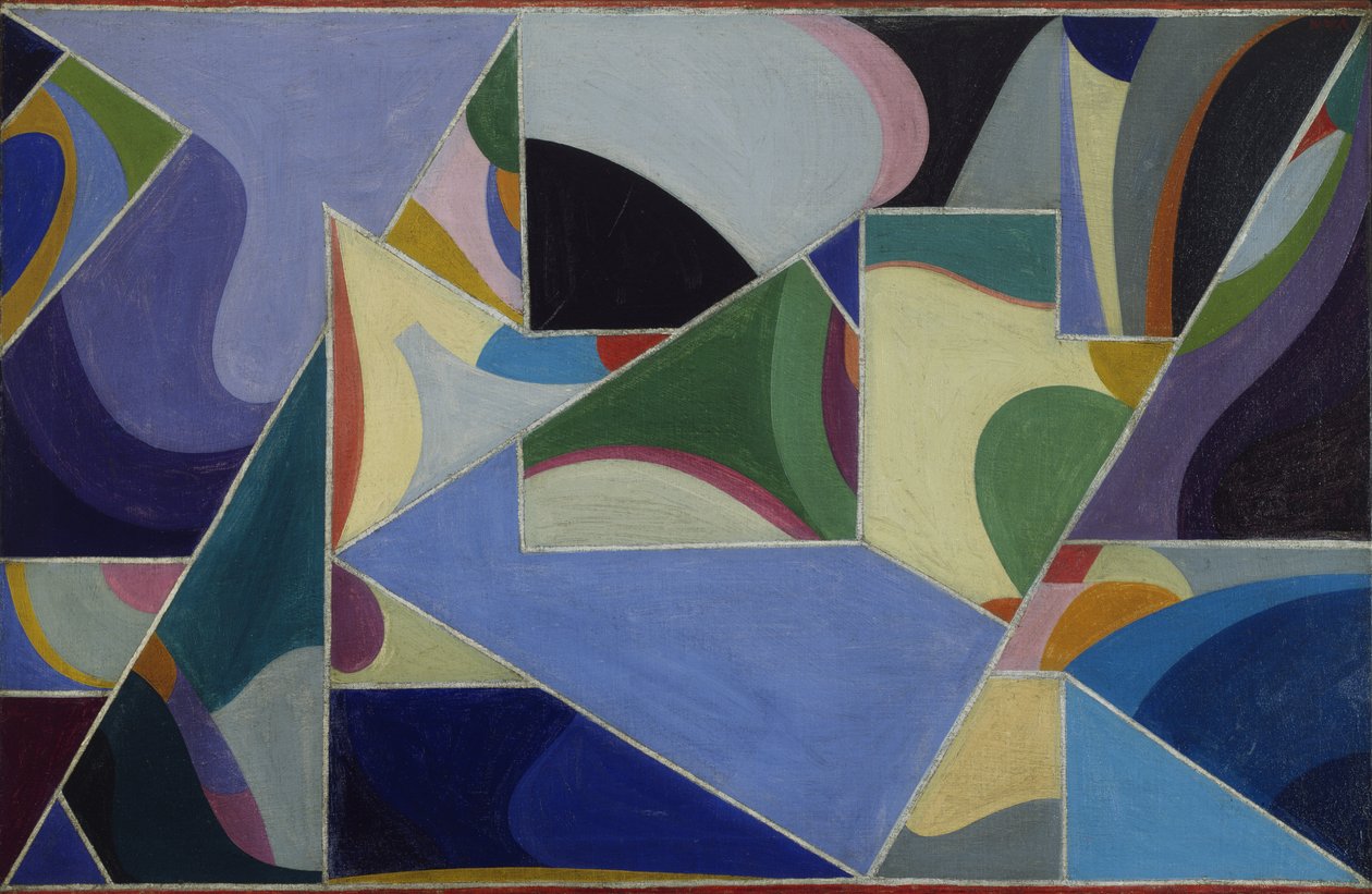 Utan titel, ca 1923 (olja på duk) av Jay Van Everen