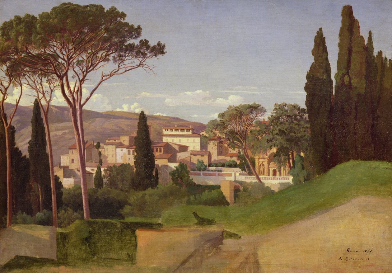 Vy över en romersk villa, 1844 av Jean Achille Benouville