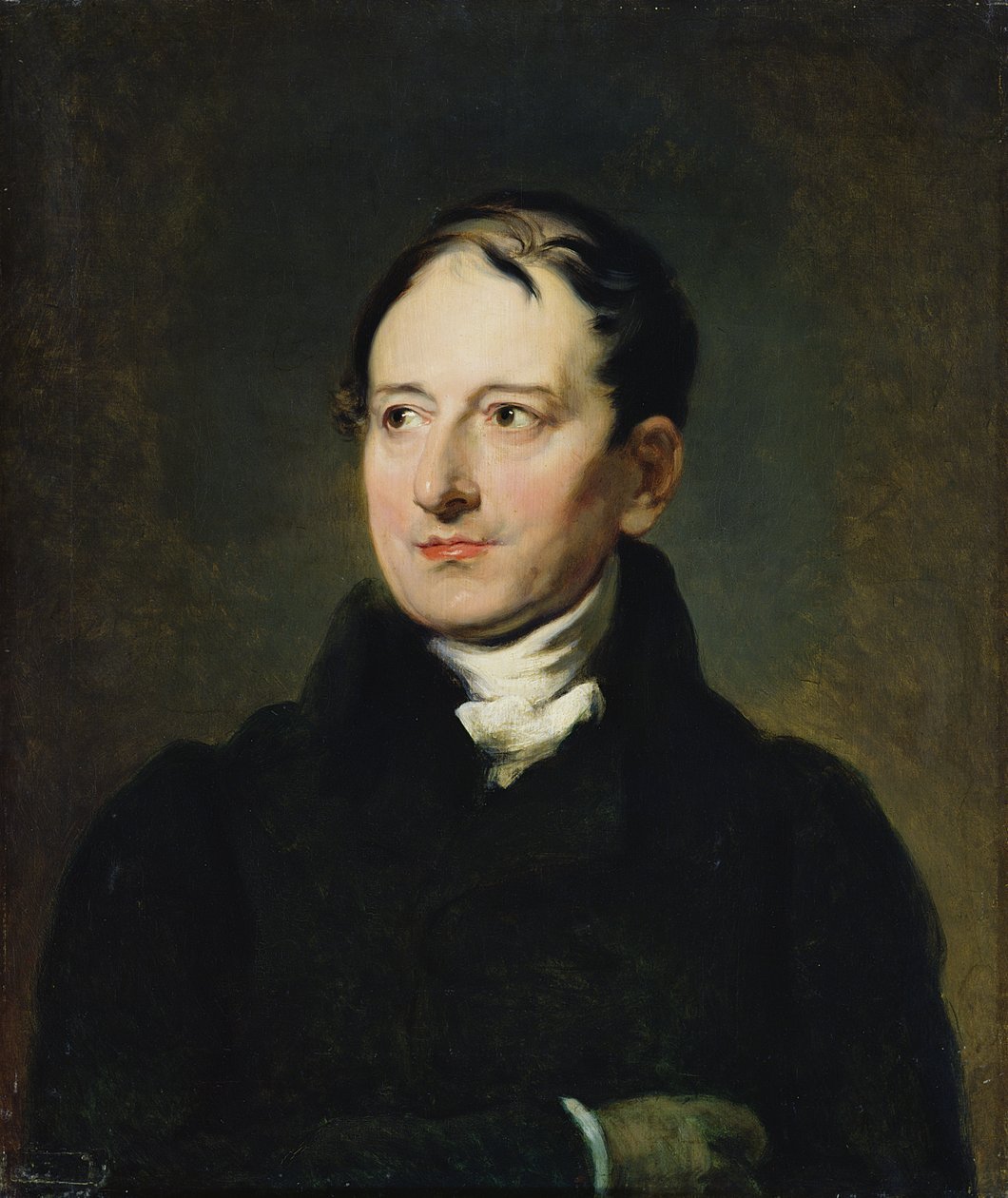 Baron Francois Pascal Simon Gerard (1770-1837) kopia av ett porträtt av Thomas Lawrence (1769-1830) av Jean Alaux