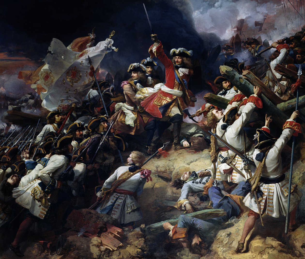 Slaget vid Denain, 24 juli 1712, 1839 av Jean Alaux