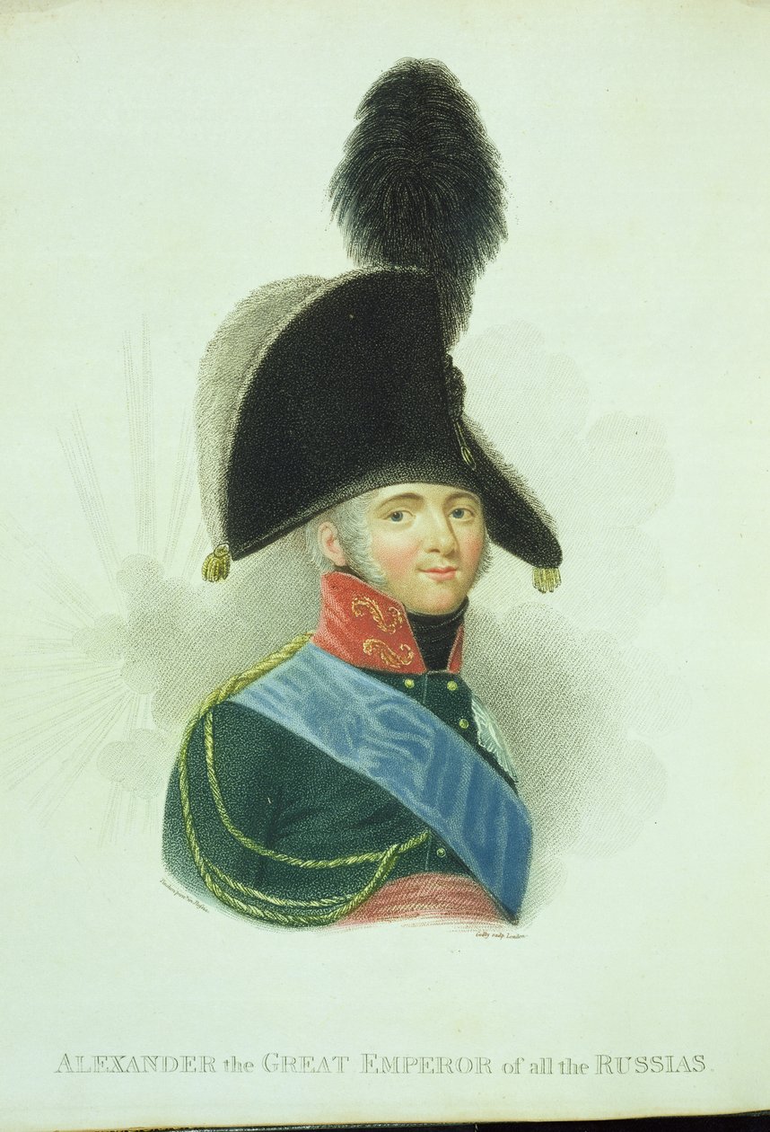 Alexander (1777-1825) den store kejsaren av alla ryssar av Jean Antoine Pinchon