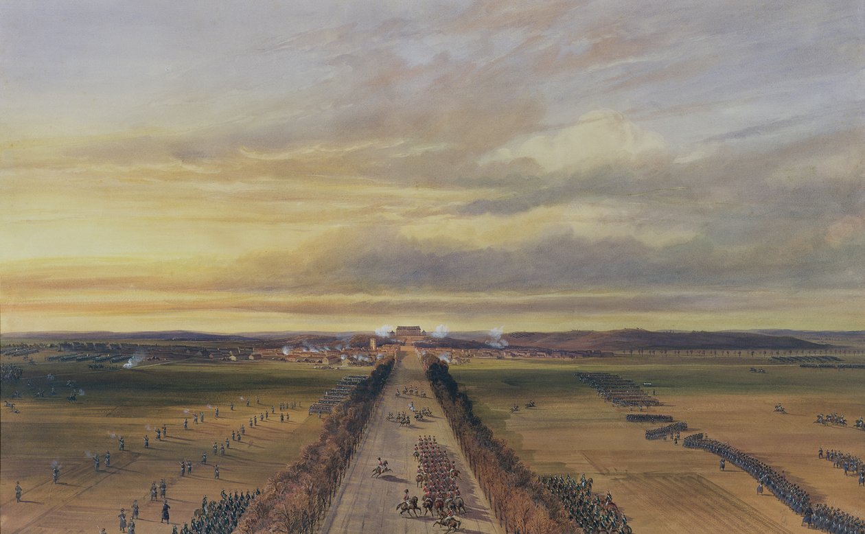 Slaget vid Brienne, 29 januari 1814, 1840 av Jean Antoine Simeon Fort