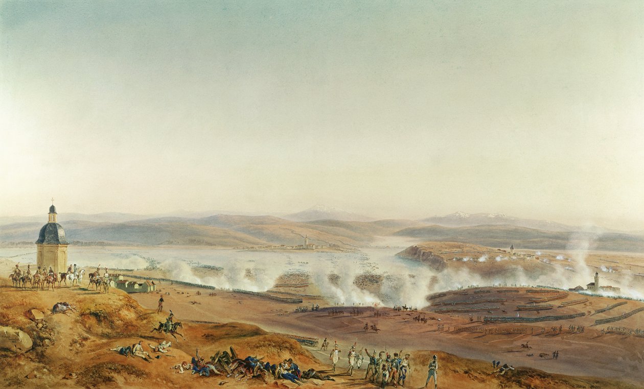 Slaget vid Austerlitz, 2 december 1805, klockan fyra av Jean Antoine Simeon Fort