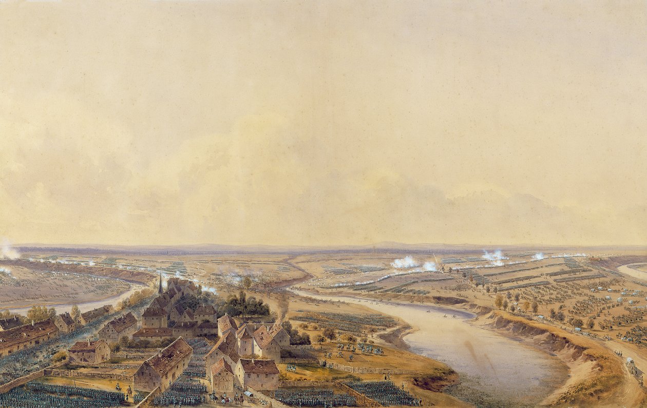 Slaget vid Friedland, 14 juni 1807 av Jean Antoine Simeon Fort