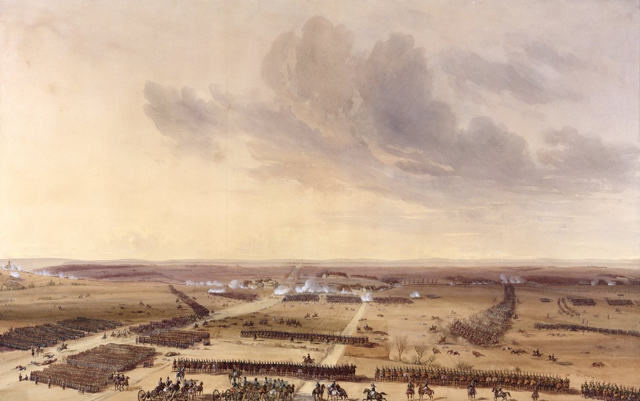 Vita vya Montmirail mnamo tarehe 11 Februari 1814 vilipigwa av Jean Antoine Simeon Fort