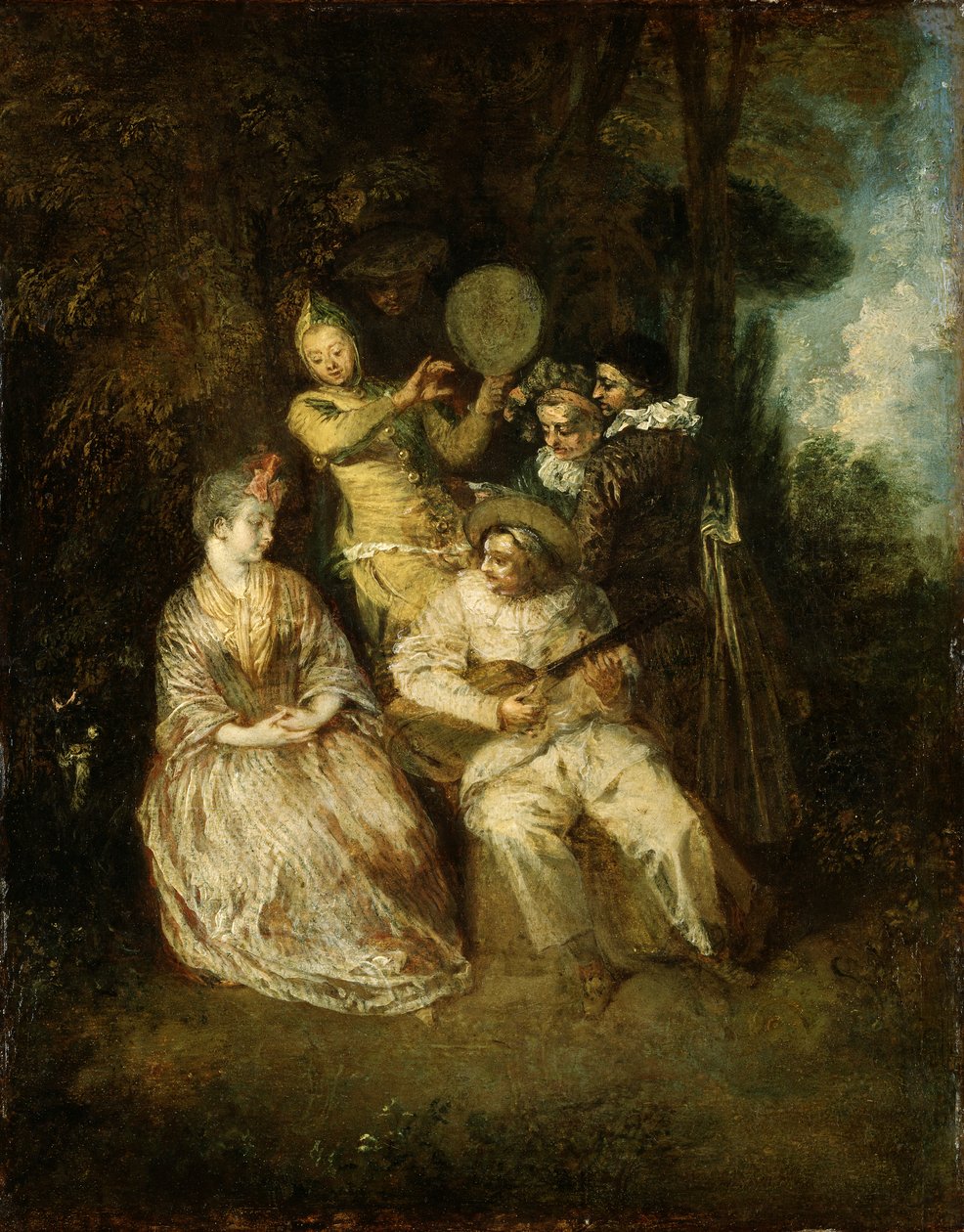 Den italienska serenaden av Jean Antoine Watteau