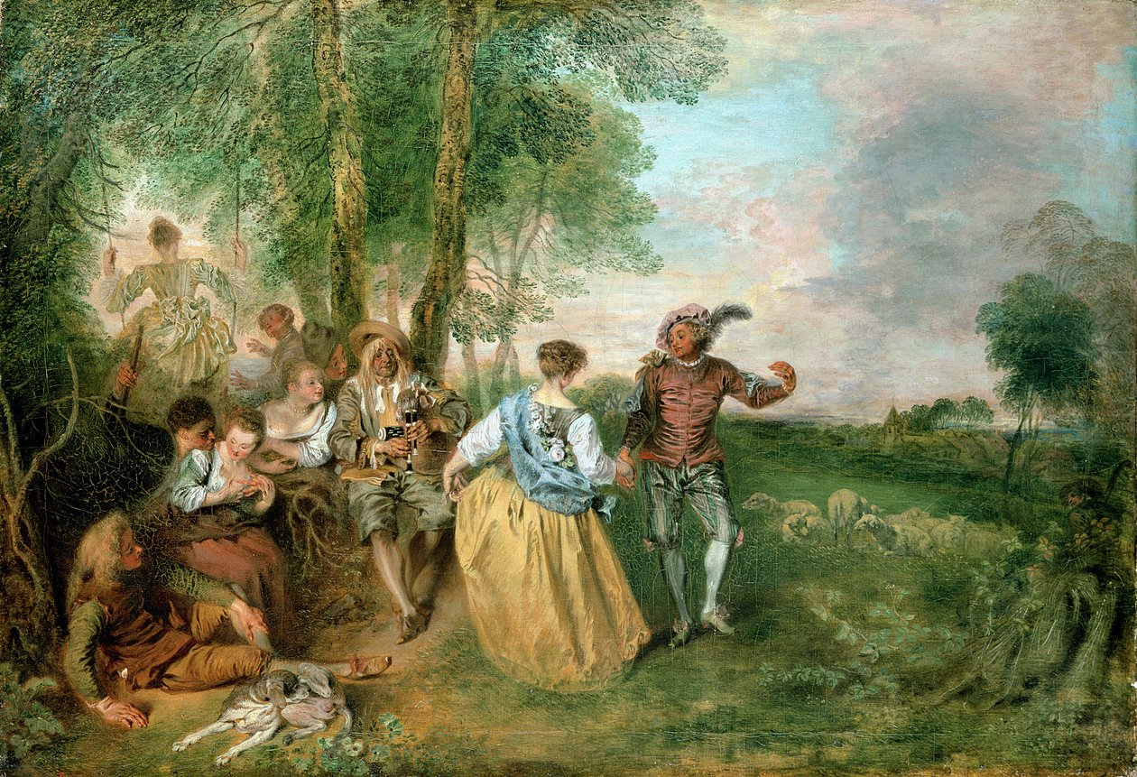 Herdarna av Jean Antoine Watteau