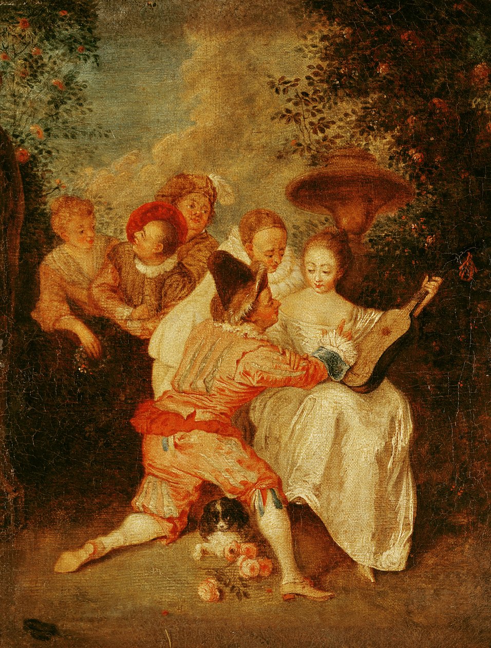 Berättaren av Jean Antoine Watteau
