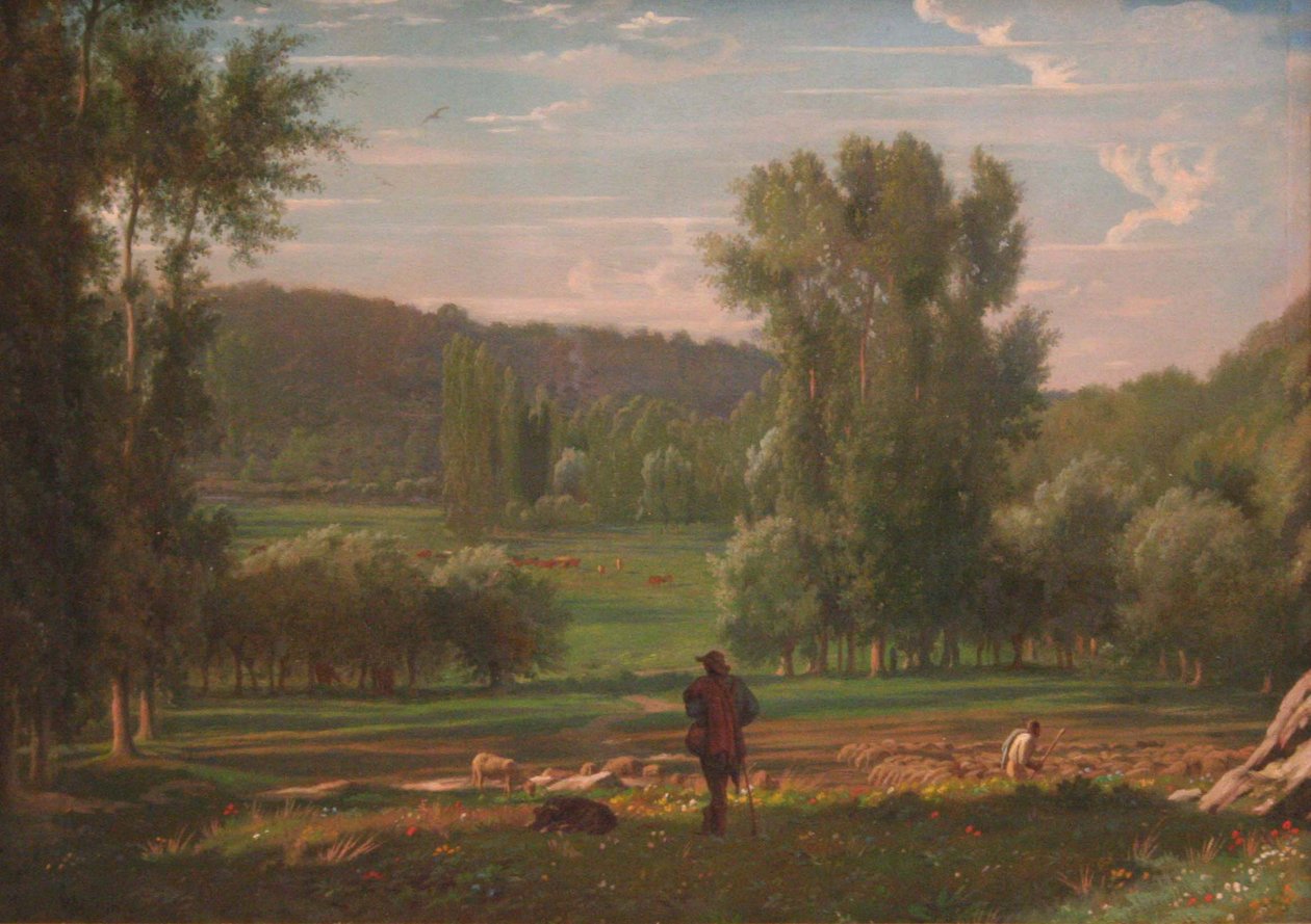 Environs de Vienne  av Jean Auguste Dominique Ingres