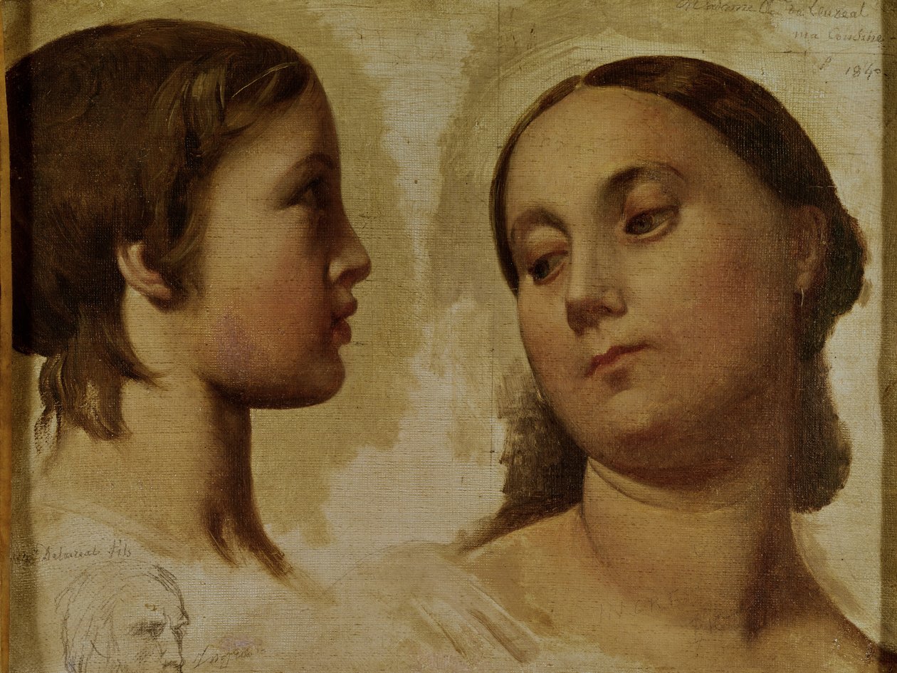 Madame Lauréal och hennes son, 1840 av Jean Auguste Dominique Ingres