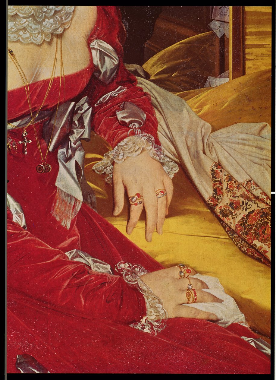 Madame de Senonnes, detalj av hennes vapen, 1814-16 (se 39017) av Jean Auguste Dominique Ingres