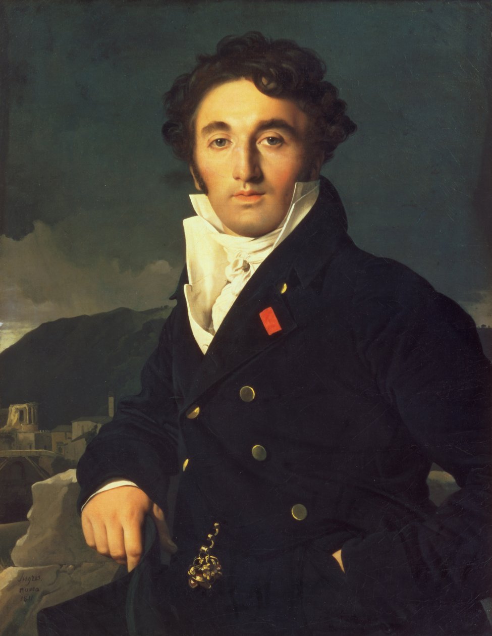 Porträtt av Charles Cordier (1777-1870) 1811 av Jean Auguste Dominique Ingres