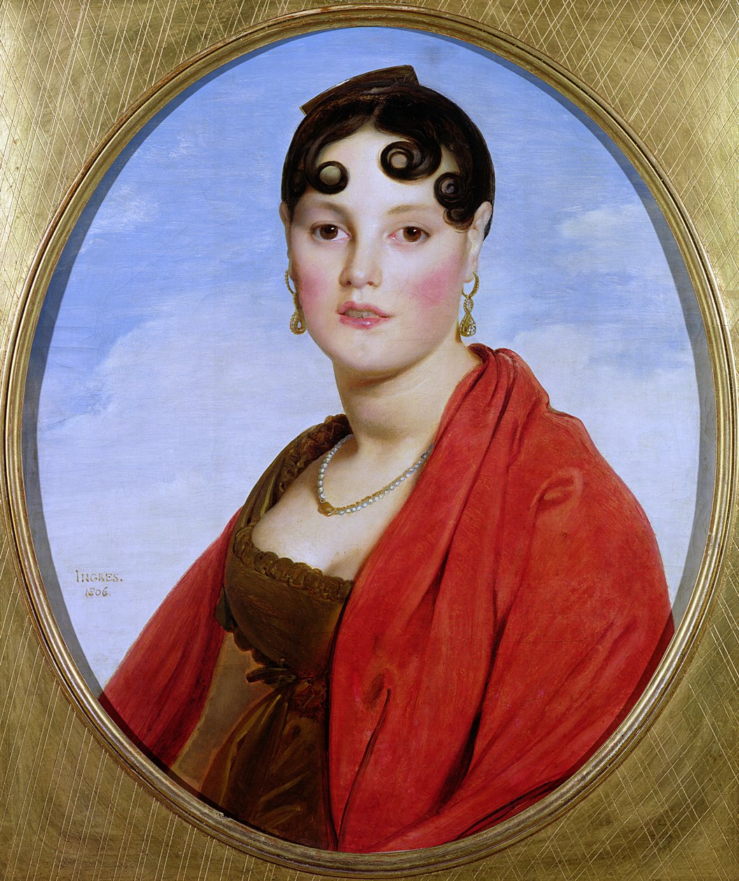 Porträtt av Madame Aymon, eller La Belle Zelie, 1806 av Jean Auguste Dominique Ingres
