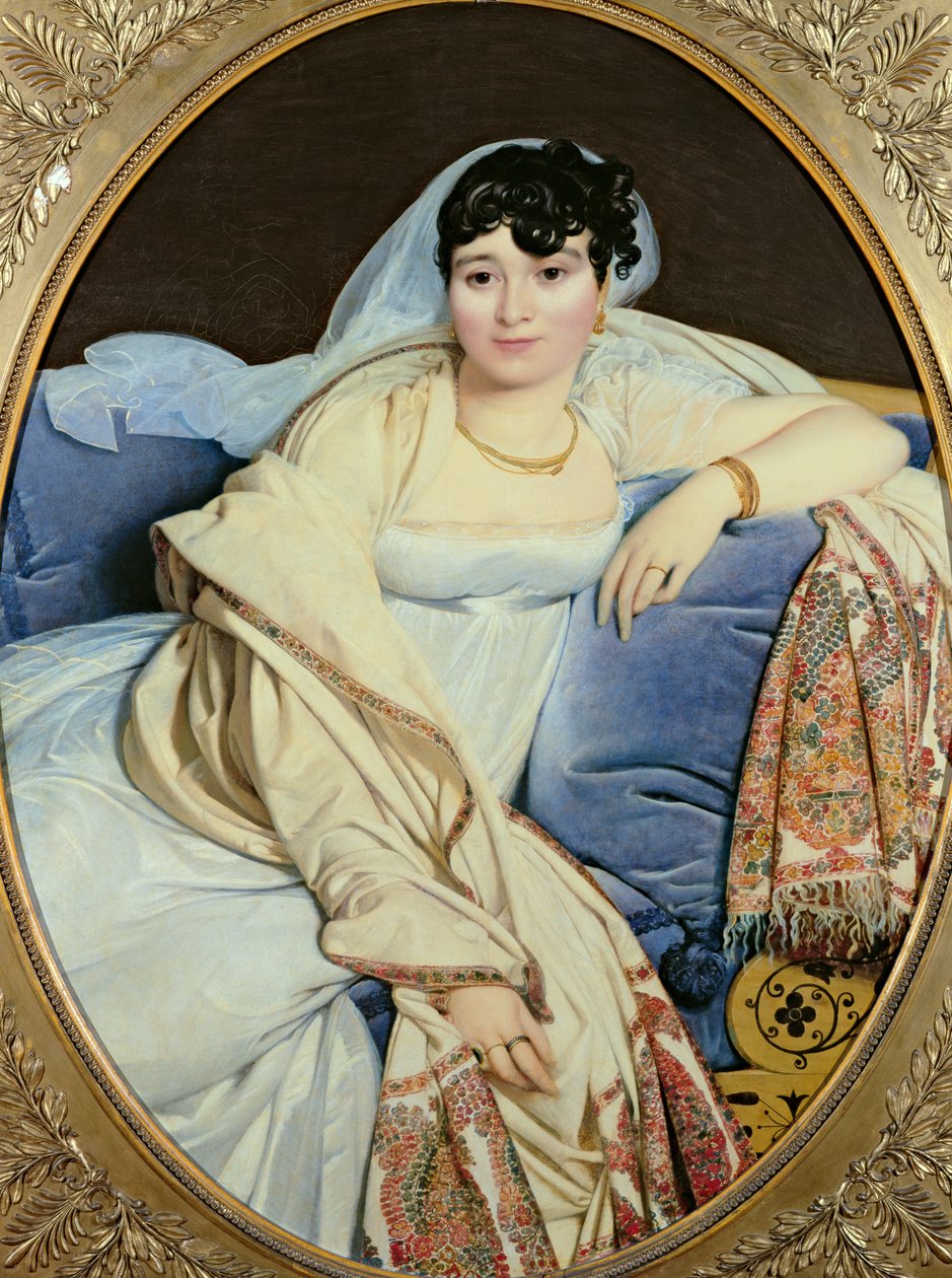 Porträtt av Madame Riviere (177374-1848) född Marie Francoise Jacquette Bibiane Blot de Beauregard, 1805 av Jean Auguste Dominique Ingres