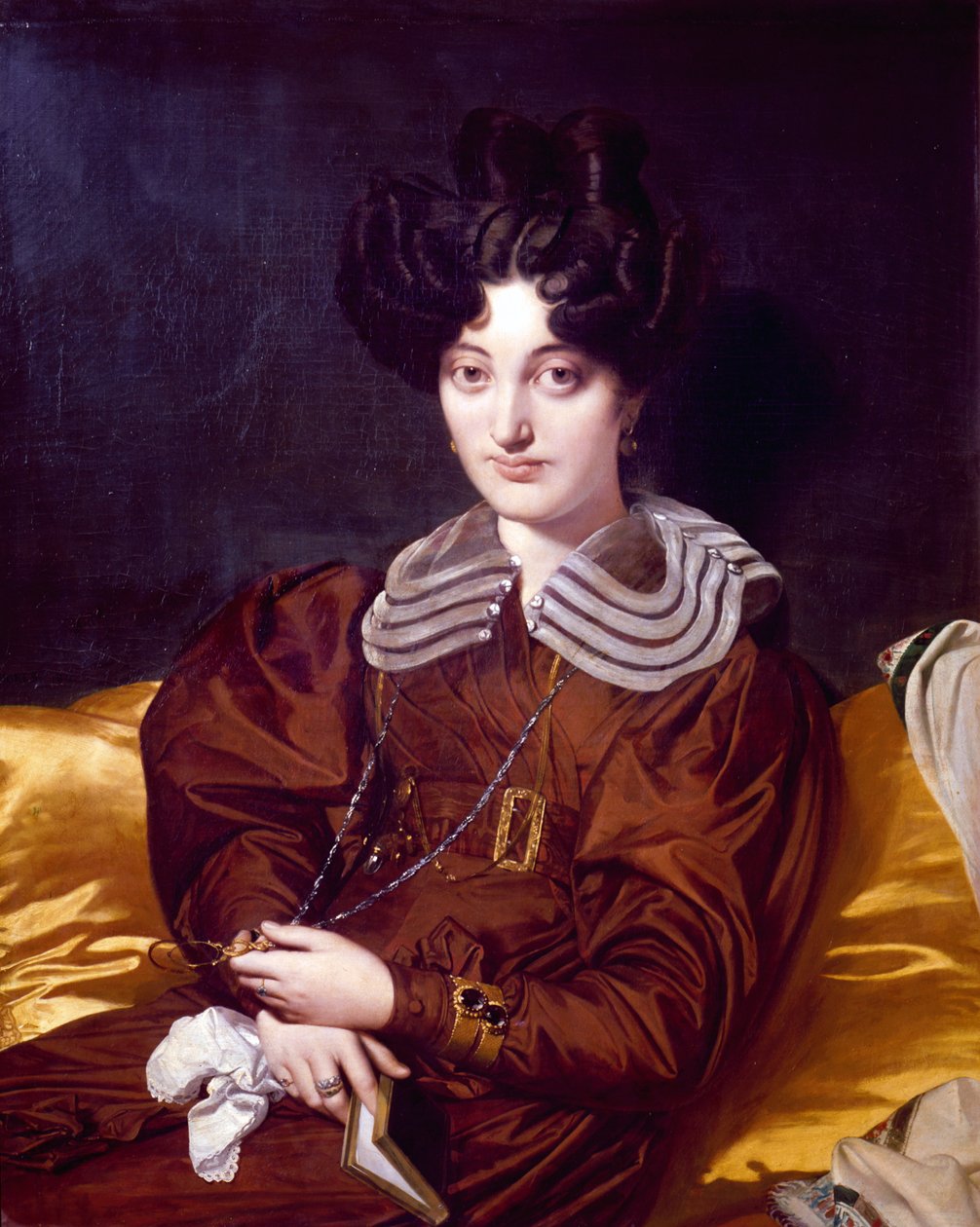 Porträtt av Suzanne Clarisse de Salvaing de Boisseiu, Madame Marcotte de Sainte-Marie, 1826 av Jean Auguste Dominique Ingres